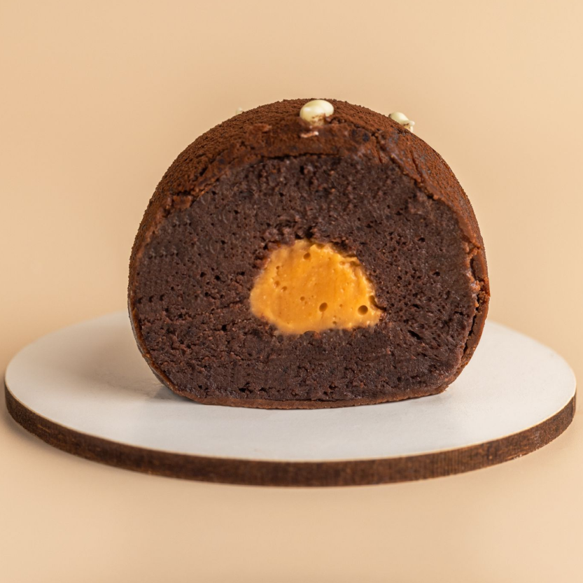 Пирожное картошка шоколадная с соленой карамелью