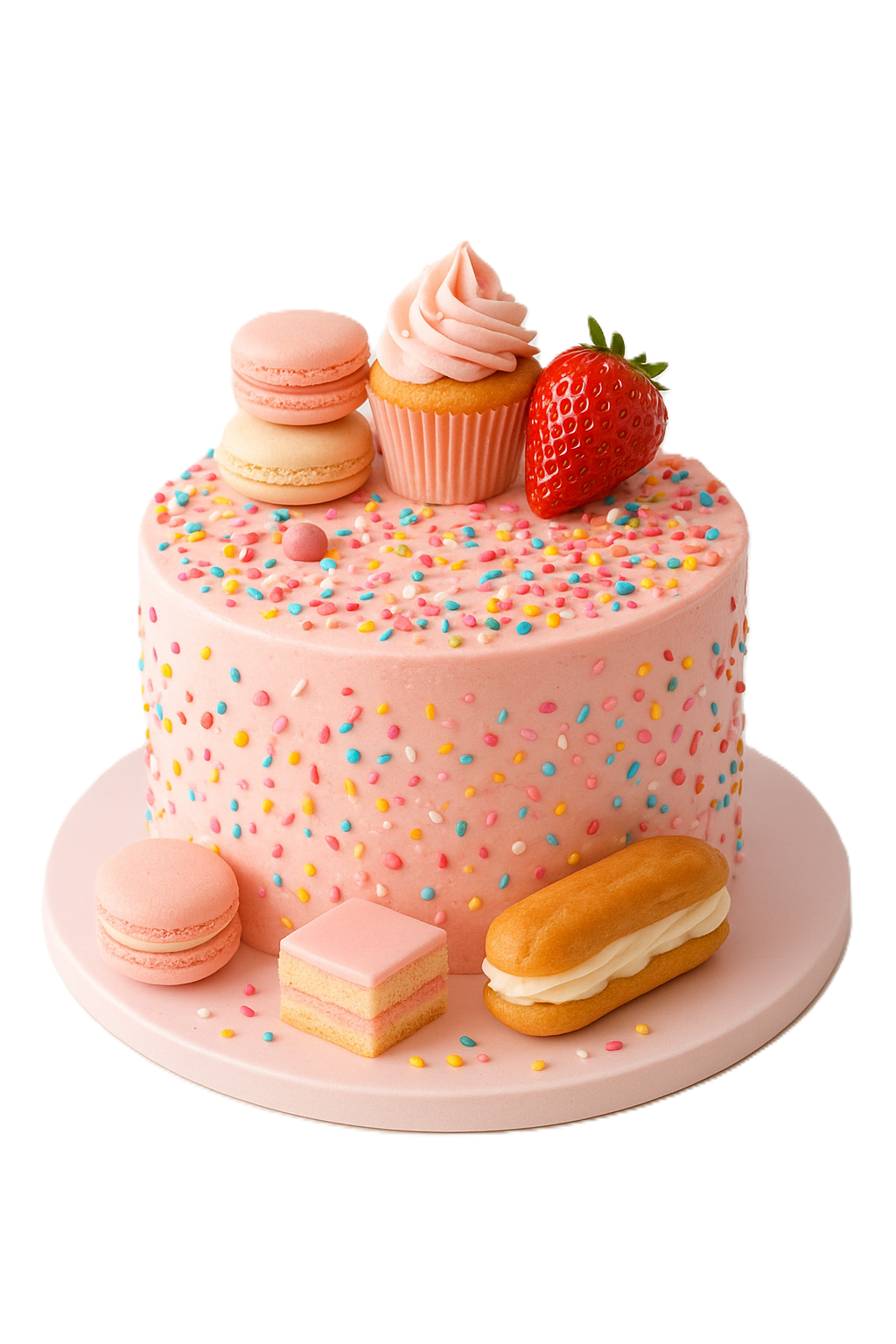 Изысканный торт ручной работы